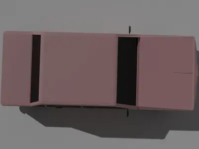 Car low poly Low-poly 3D model
