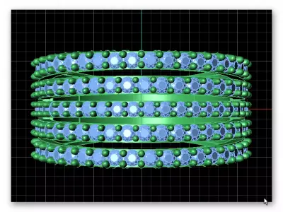 5 line engagement jewelry ring 3D print model
