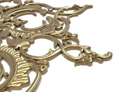  decorative pattern ready for 3D printing 3D model