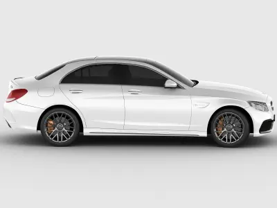 Mercedes c63 AMG 2015 3D model