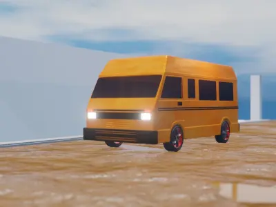 BUS - Lagos Danfo Bus Free 3D model