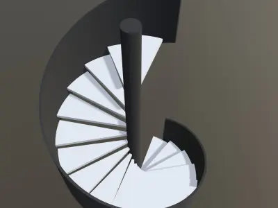 Spiral stair 2023-0001 3D model