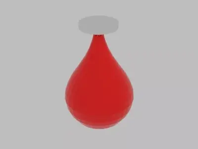  Free Round Punch Bag  Free low-poly 3D model