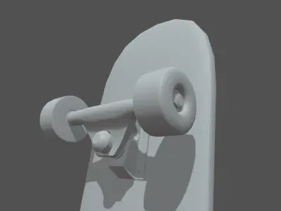 Skate skateboards Low-poly 3D model