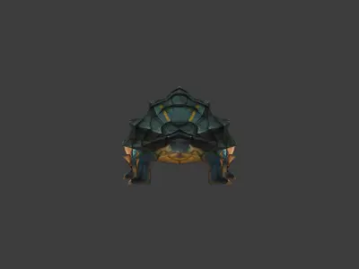 Armored Turtle Beast 3D model