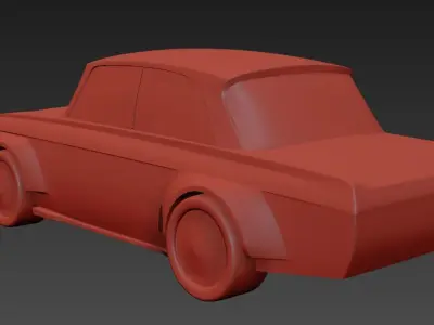 Moskvich 2140 3D model
