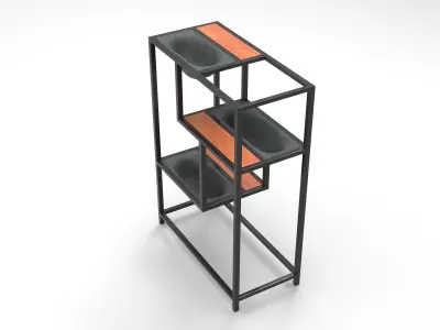 Kefh Planter Low-poly 3D model