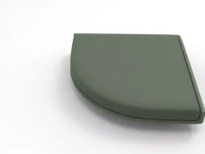 Detor Sofa Low-poly 3D model
