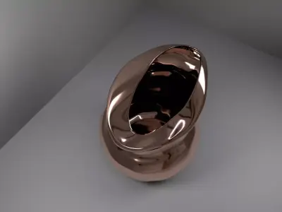 Copper vase 3D model