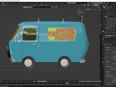 Scooby Doo Mystery Machine 3D model