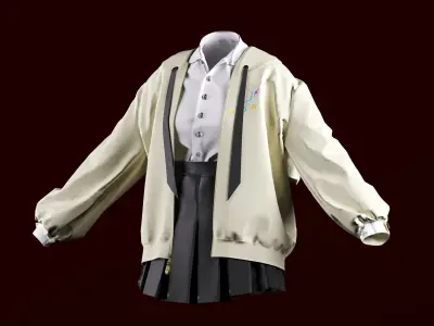 Rabbit coat model 3D model
