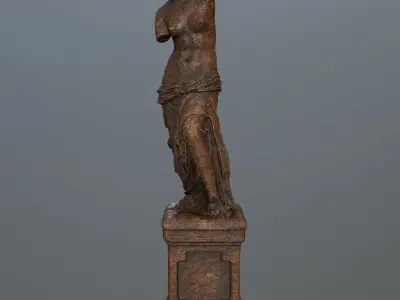 Venus de Milo Low-poly 3D model