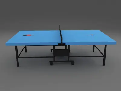 pingpong ping pong table 3D model