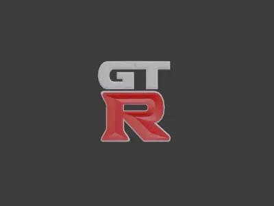 Nissan GTR Logo  3D model