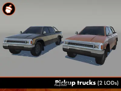 Road vehicles bundle 3D Model Pack