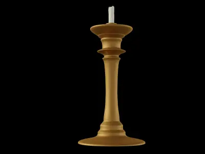 Candle Free 3D model