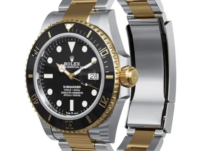 Rolex Submariner Date 3D model