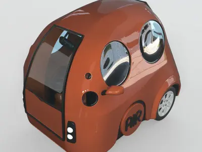Cartoon car 3D model V1