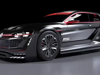 Volkswagen GTI Supersport Vision Gran Turismo 3D model