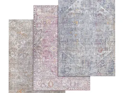 Rug Set 1419 3D model