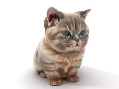 Fluffy Kitten model pack Low-poly 3D model