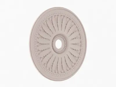Classic Ceiling Medallion 20 3D model