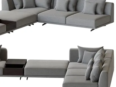 Endless sofa 3 3D model