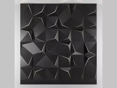 3d panel 01 Low-poly 3D model
