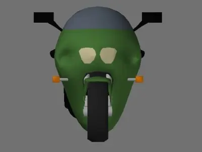 Racing Bike 3D model by Trista