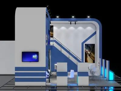 Exhibition Stand 13 3D model