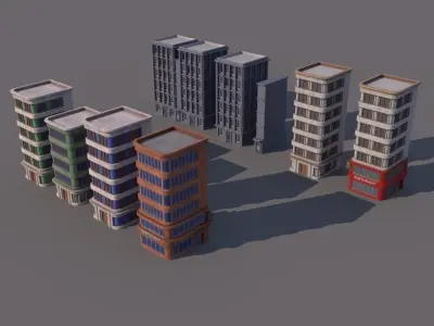 Building Low-poly 3D model 13