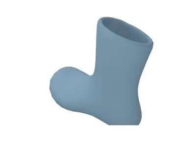 Sock Icon v2 003 Low-poly 3D model