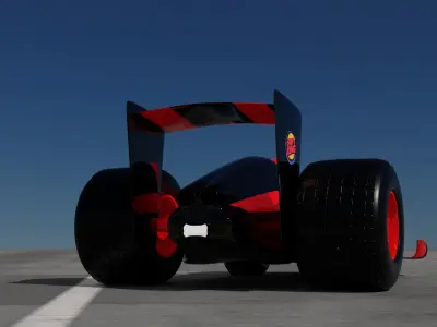 Little Formula One Racer 3D model