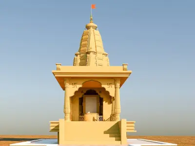 Temple for Real Estate 3D model