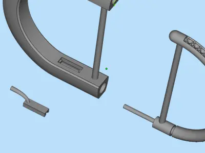 Earring 15131 3D print model