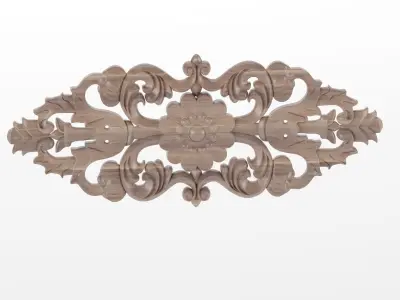 Vintage wood pattern Free 3D model