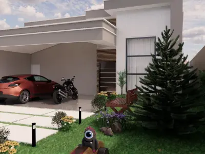 Modern House  3D model 2