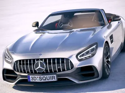 Mercedes-Benz AMG GT Roadster 2020 3D model