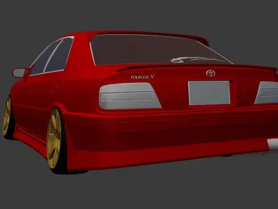 Origin Streamline JZX100 Chaser kit with Sunroof Body  3D model