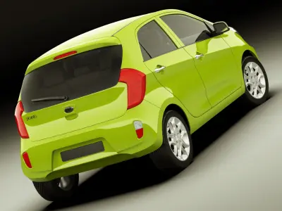 Kia Picanto 5-door 2012 3D model