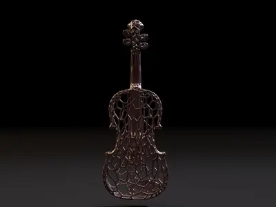 Souvenir violin 3D print model