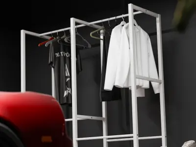 Highpoly Honda NSX Custom Design - Japanese Garage Scene  3D model