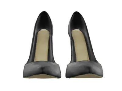 Shiny High Heels - 3D Low-poly 3D model