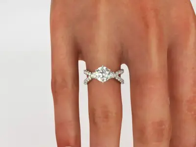 Ring 5838 - Engagement 3D print model