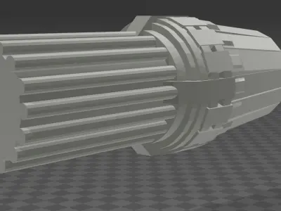Engine - Thruster for spacecraft or spaceship 3D model