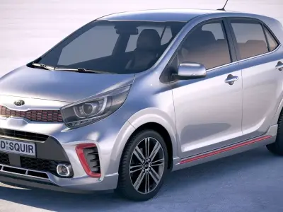 Kia Picanto GT-Line 2018 3D model