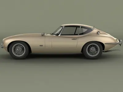 Jaguar E-type Raymond Loewy 3D model