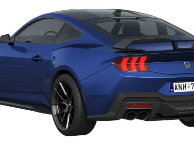 Mustang Dark Horse 2023 3D model