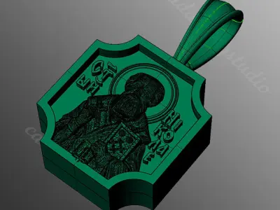 Pendant od 65 religion  3D print model