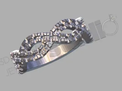 infinity ring 3d model 3D print model